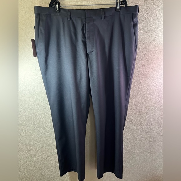 NWT Haggar Original Dark Slack Men’s Size 42 X 30 Long - Picture 6 of 14